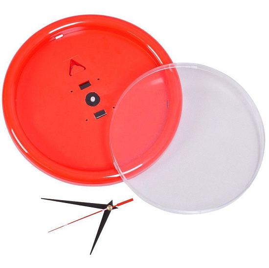 Часы круглые 290мм (вставка 240мм) (красные) (1/10)