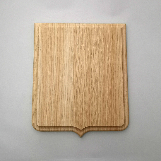 ---Дощечка-плакетка "Герб" (200х240мм) (Беленый дуб) (1/30)