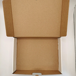 Коробка самосборная Белая микрогофрокартон 153х203х40мм для плакетки 15х20 (1/20)