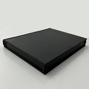 Подарочная коробка для плакетки 23х30 Кожа черная(1/16)