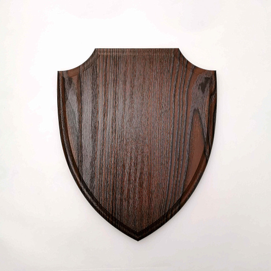 Дощечка-плакетка "Российский щит" (200х240мм) (Венге) (1/30) 