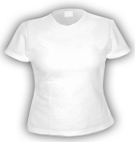 Футболка под сублимацию сэндвич женская (О) белая (XL) 50 (1/120) нтз