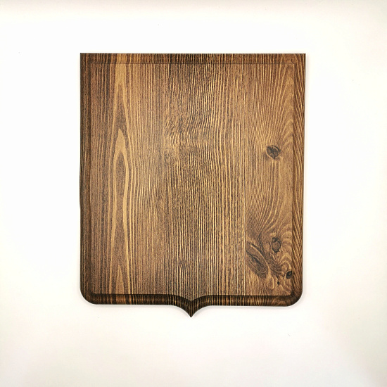 Дощечка-плакетка "Герб" (200х240мм) (Палисандр) (1/30)