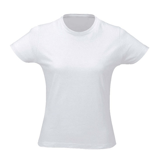 Футболка EVOLUTION (имитация хлопка) женская (O) белая (XL) 50 (5/100)