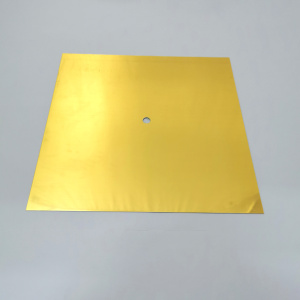Субл. металл (золото глянец SU21) 290*290мм под часы МДФ квадрат 320*320мм (1/50)