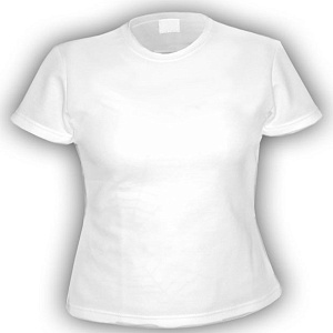 Футболка под сублимацию сэндвич женская (О) белая (XL) 50 (1/120)