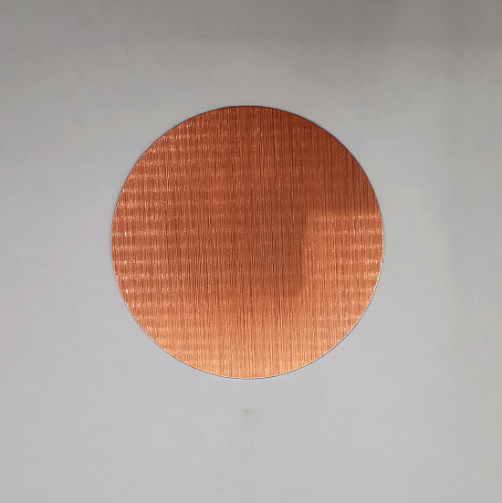 Вкладыш для медали 50мм (бронза шлиф SA500) (10)