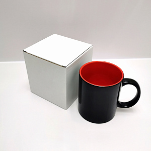 Коробка под кружку жесткая (МГК белый) 105х105х110мм (1/20)