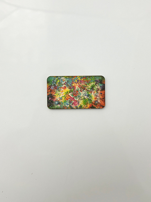 Бейдж фанера для сублимации 76х51 без окна, без крепления (1/50)