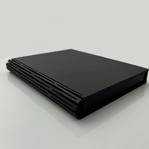 Подарочная коробка для плакетки 23х30 Кожа черная(1/16)