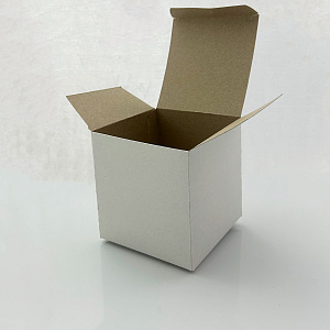 Коробка под кружку (белая) 105х105х110мм (50) (1/50)